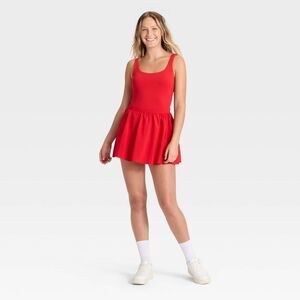 Open Box - JoyLab - Women's Game Day Active Dress - JoyLab Red S Red